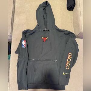 Black Nike Chicago Bulls City Edition Hoodie